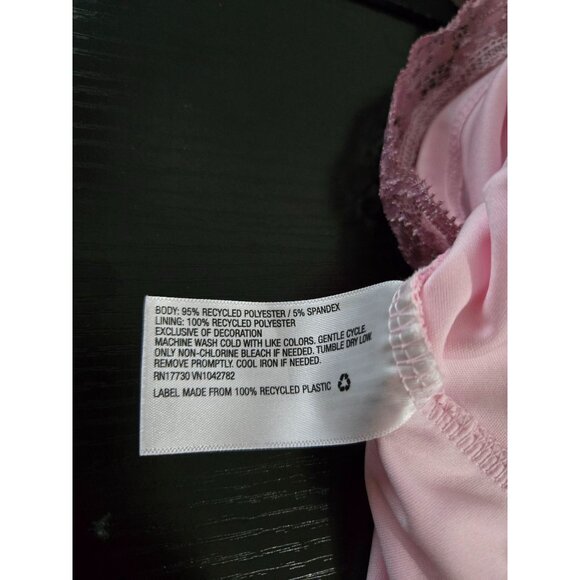 Wild Fable Pink Floral Mini Slip Dress Size Medium Lace Hoco Coquette Y2K Dainty - Picture 9 of 12